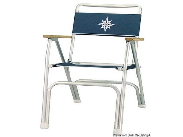 Sedia pieghevole Beach blu