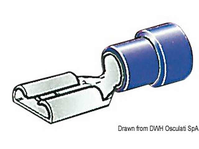 Faston femmina isolati 1-2,5 mm²