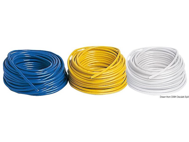 Cavo elettrico tripolare blu 24A 3x4