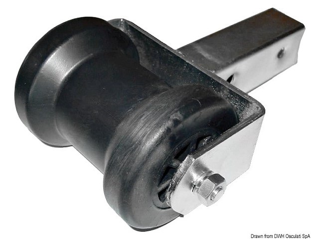 Rullo centrale fisso 30 x 30 mm