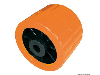 Rullo laterale arancio 75 mm Ø foro 15 mm