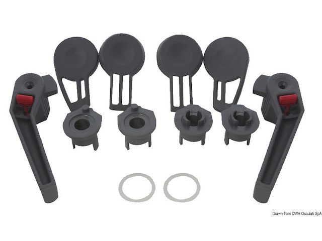 Kit leve di chiusura Lewmar FH2G, LP, MP, Ocean