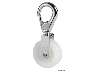 Carrucola 50 mm con moschettone