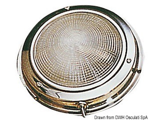 Plafoniera inox 175 mm