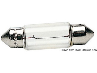 Lampadina a siluro 12 V 5 W