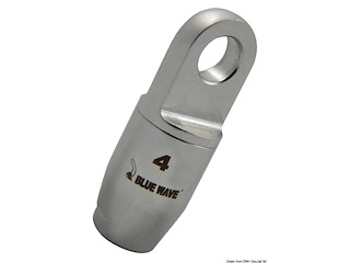 Terminale ad occhio per rig tessile per cima Ø4 mm