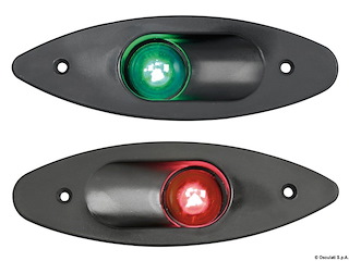 Fanale ABS ad incasso verde/nero