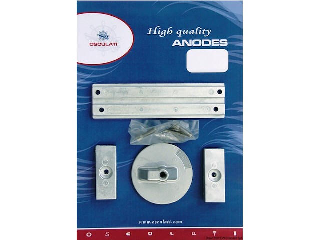 Kit anodi 4 pz Mercury alluminio