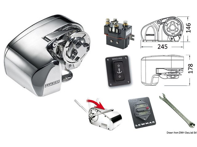 Chiave multiuso per Lewmar Pro-Series