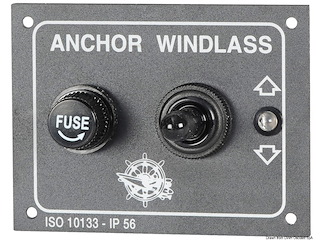 Pannello di comando verricelli 80 x 60 mm