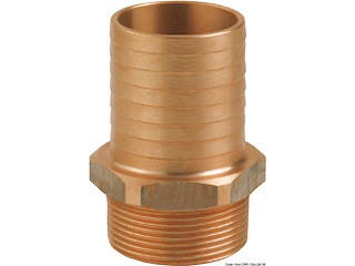 Portagomma maschio in bronzo 3/4" x 20
