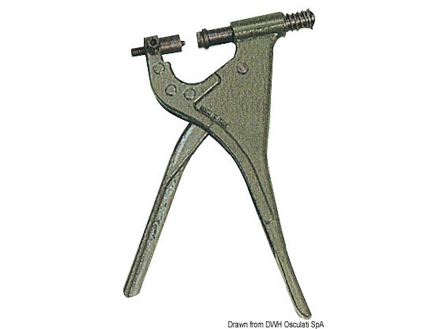 Pinza per bottoni a scatto