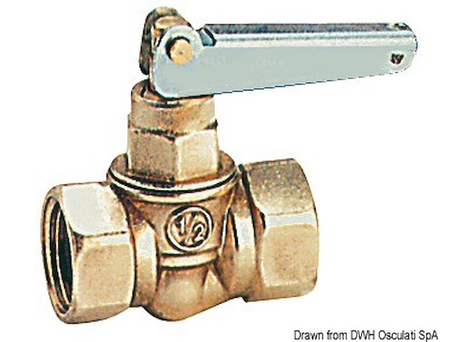 Rubinetto carburante ottone 3/8"