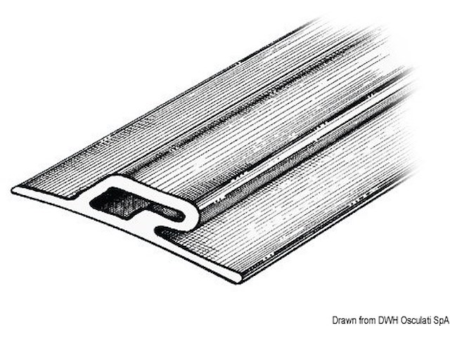 Profilo paracolpi 3,5x60x16 mm grigio RAL 7012