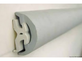 Solo profilo PVC 40 mm nero