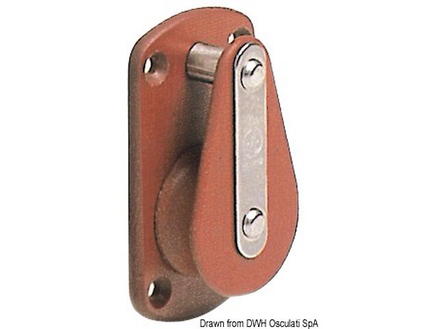 Bozzello Hye tufnol 1 pulegge LB 10x35