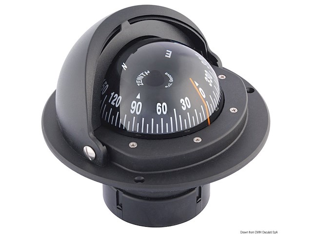 Bussola Riviera 3" AV nera/nera