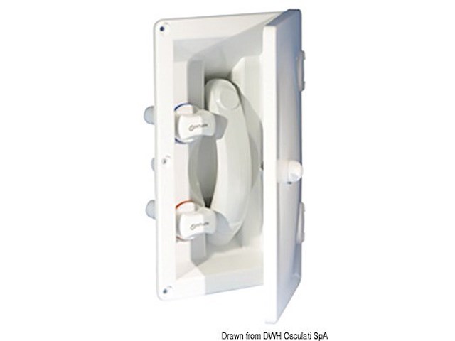 Doccia Whale incasso caldo/freddo senza coperchio