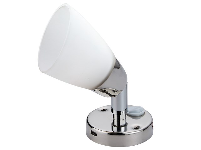 Faretto LED acciaio inox con USB C e interruttore