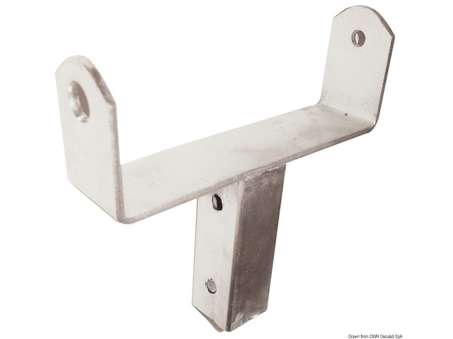 Staffa con tubo 40 x 40 mm