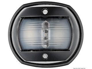 Fanale a led poppa carcassa nera