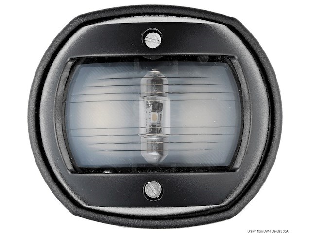 Fanale a led poppa carcassa nera