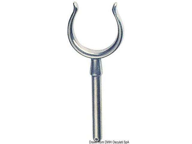 Scalmo ottone cromato 14 x 64 mm