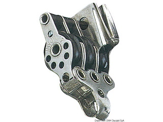 Bozzello inox 3 pulegge arricavo strozzatore 17x5