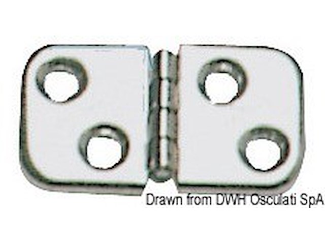 Cerniera inox stampata 60x32