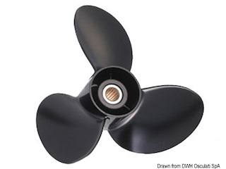 Elica in alluminio Solas 11,40 x 16