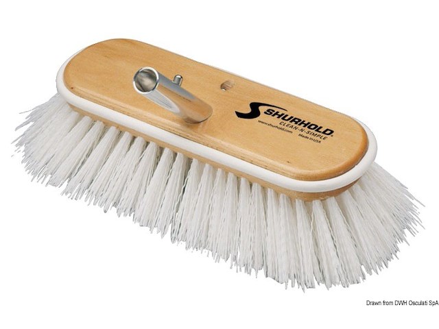 Spazzolone 10" fibre dure bianche