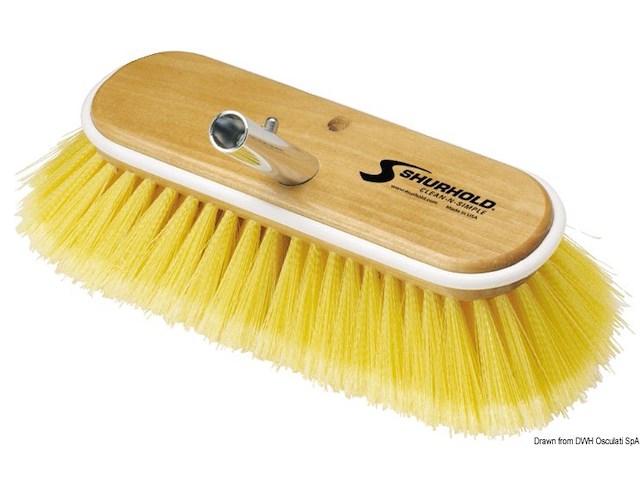 Spazzolone 10" fibre morbide gialle