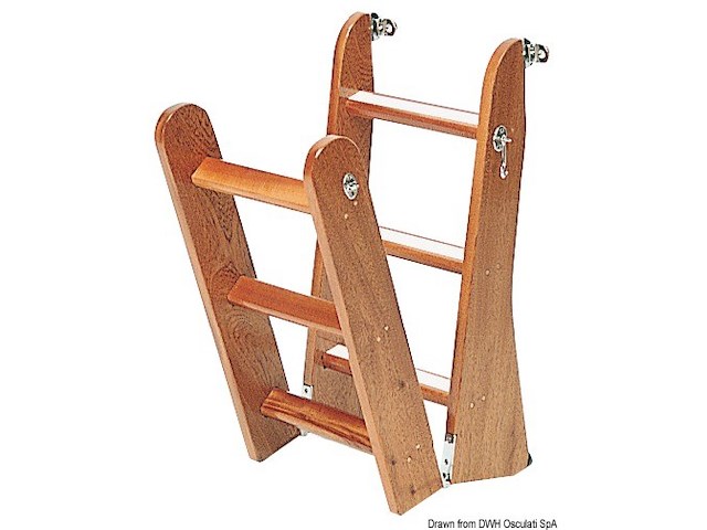 Scaletta legno 4 gradini