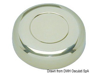 Tappo centrale in ottone per timoni