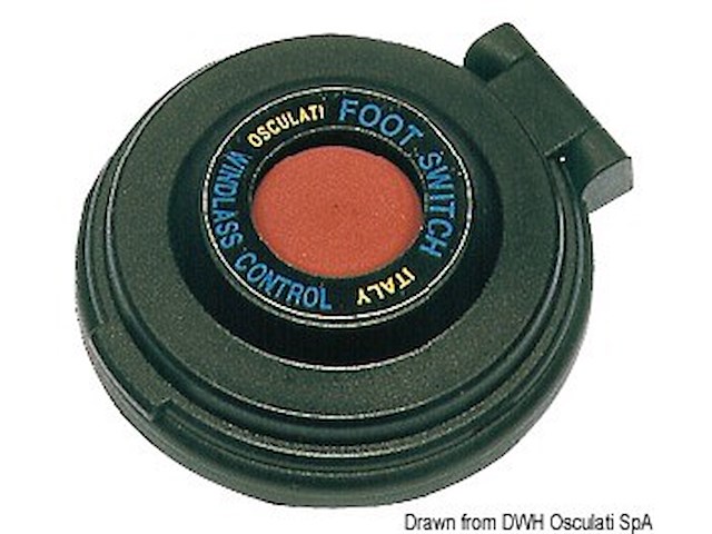 Pulsantiera a pedale rosso/nero