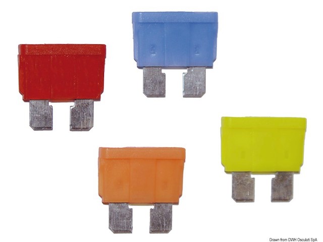 Fusibili lamellari spia LED 15 A