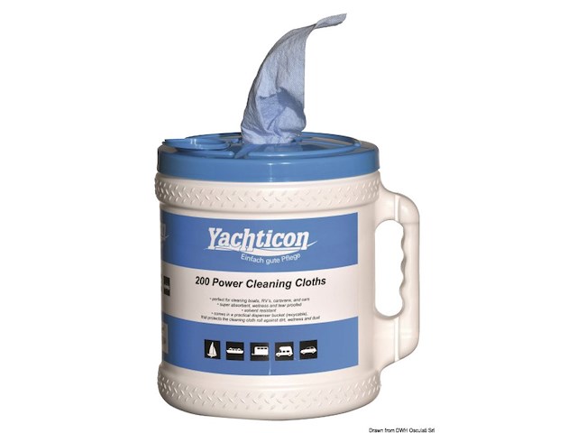 Cleaning Clooth Dispenser Yachticon conf.200 fogli
