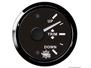 Indicatore trim 0/190 ohm nero/nera