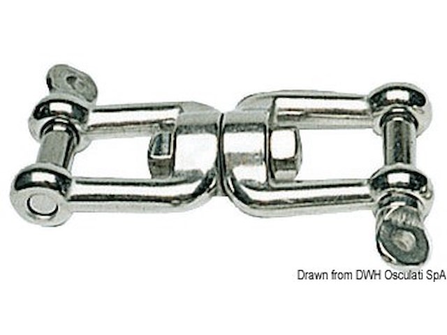 Girella inox grillo/grillo 16 mm