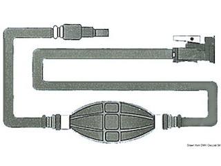 Tubazione per carburante con 2 attacchi Suzuki