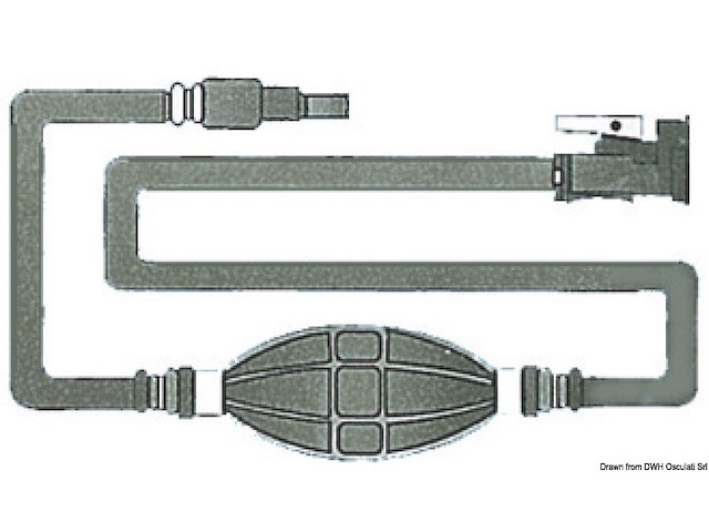 Tubazione per carburante con 2 attacchi Suzuki