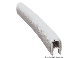 Profilato PVC bianco 1,5 x 4 mm