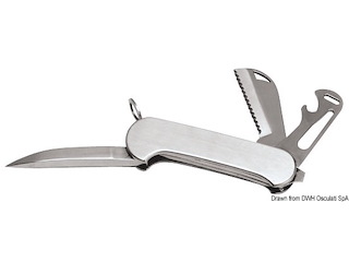 Coltello marinaio inox 70 mm
