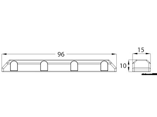 Protezione per pontile MEDIUM FENDER blu