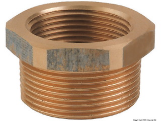 Riduzione in bronzo M-F da 1"1/2 x 1"1/4