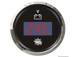 Voltmetro digitale 8/32 V nero/lucida