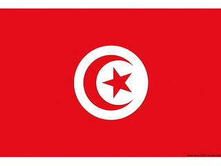 Bandiera Tunisia 30 x 45 cm
