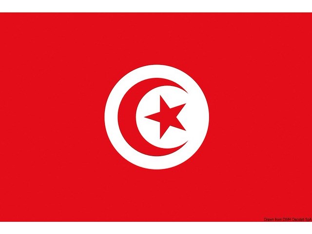 Bandiera Tunisia 30 x 45 cm