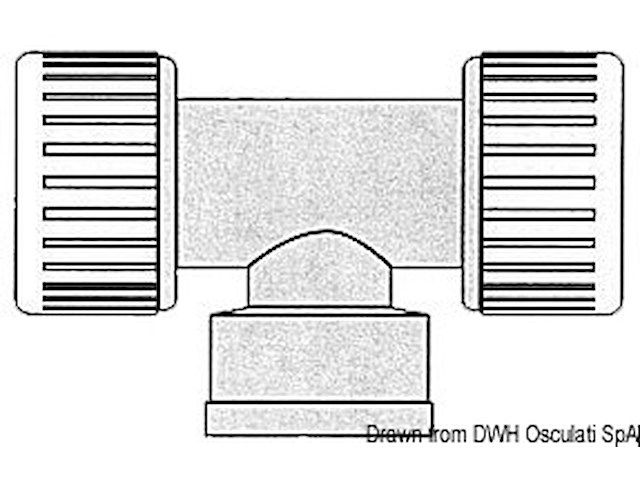 Raccordo T 1/2" Hydrofix 22 mm