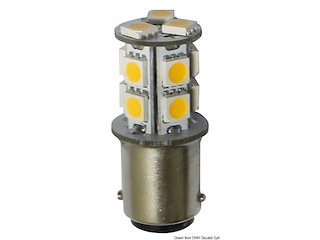 Lampadina LED 12/24 V BA15D 2 W 140 lm